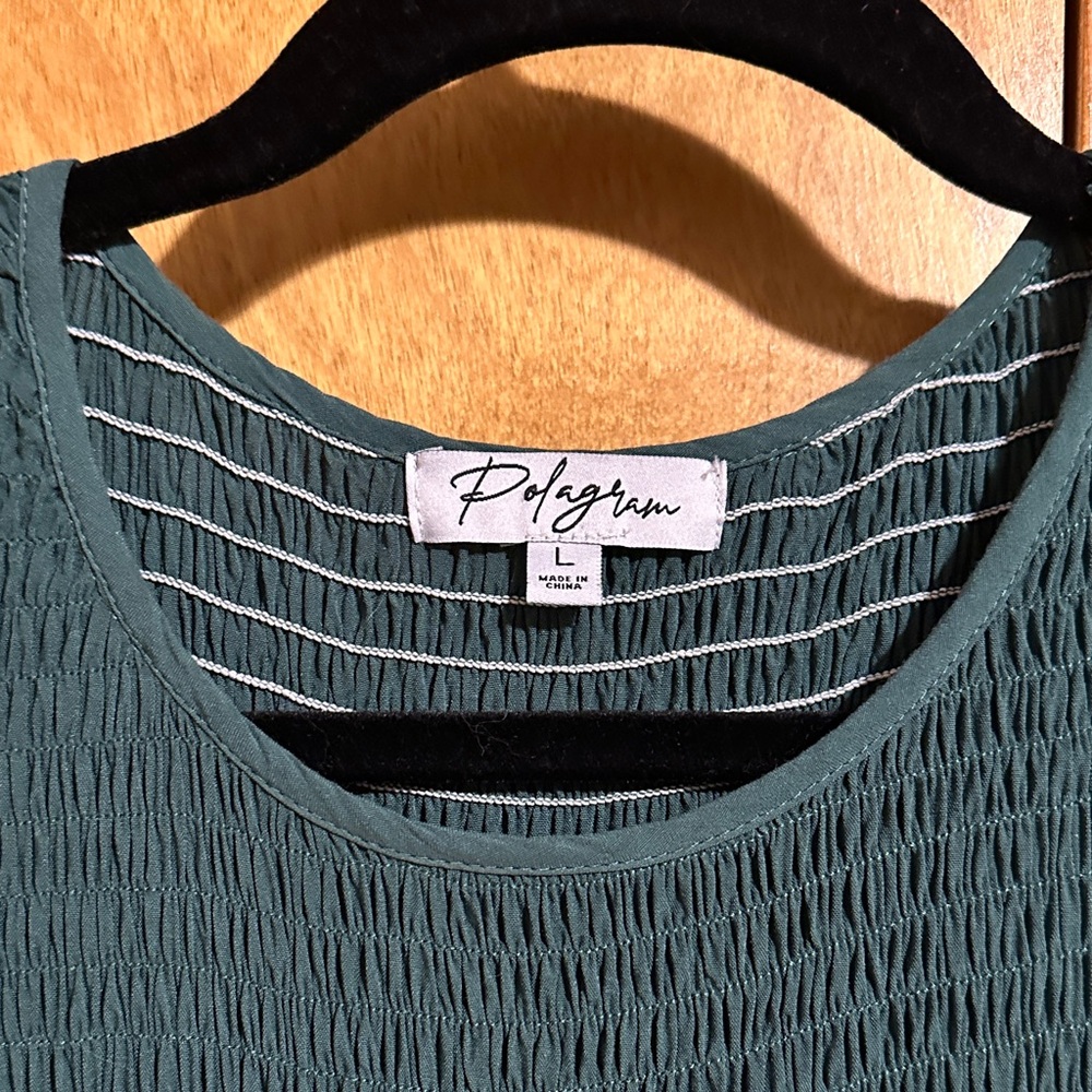 Polagram Teal High Low Dress - Picture 2 of 6